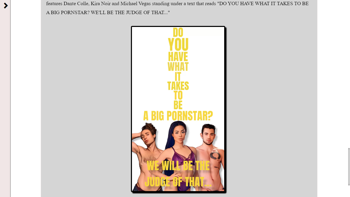 The Up And Cumming Pornstar