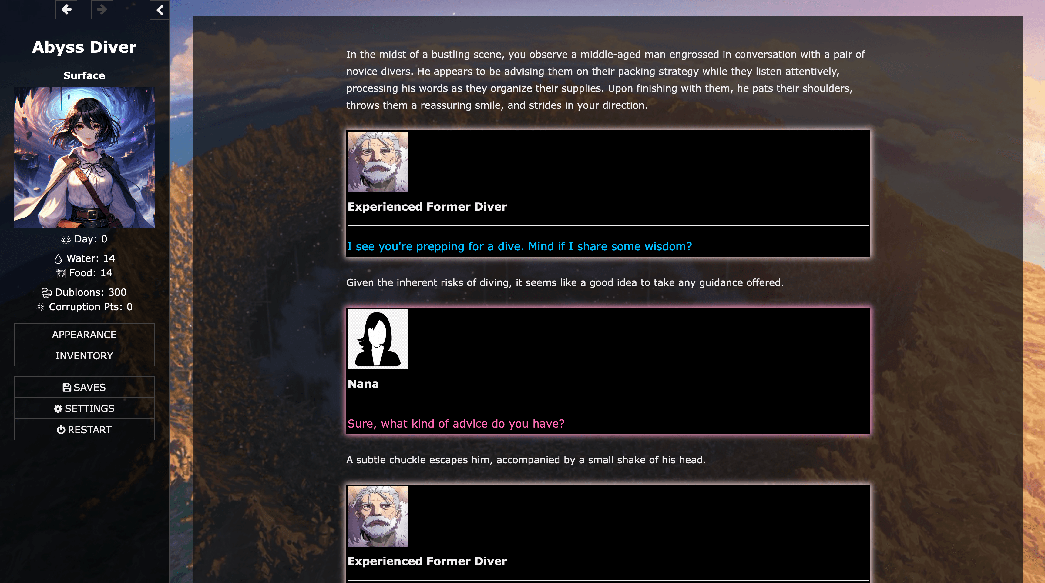 Abyss Diver Interactive screenshot 1