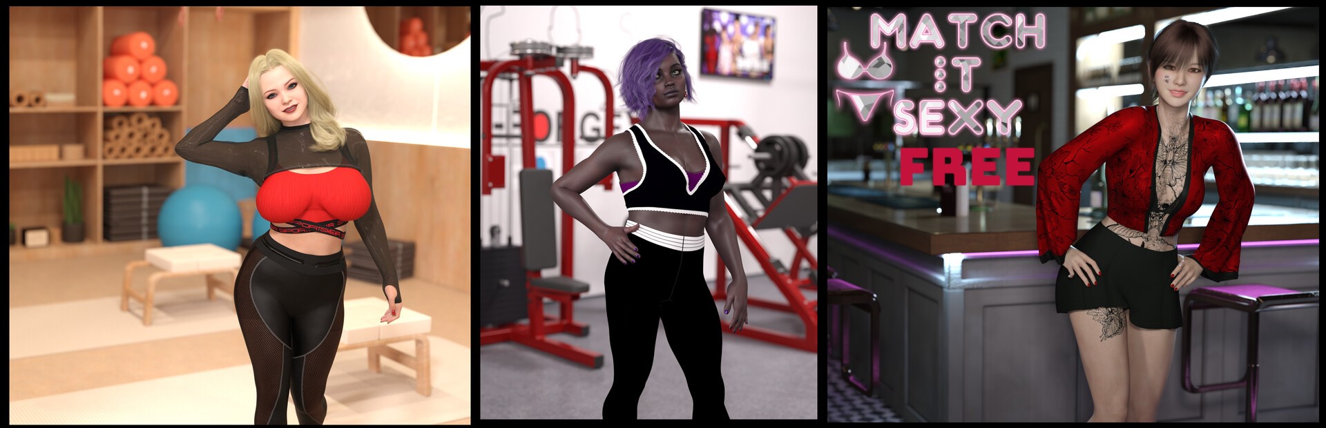 Match It Sexy: Free screenshot 0