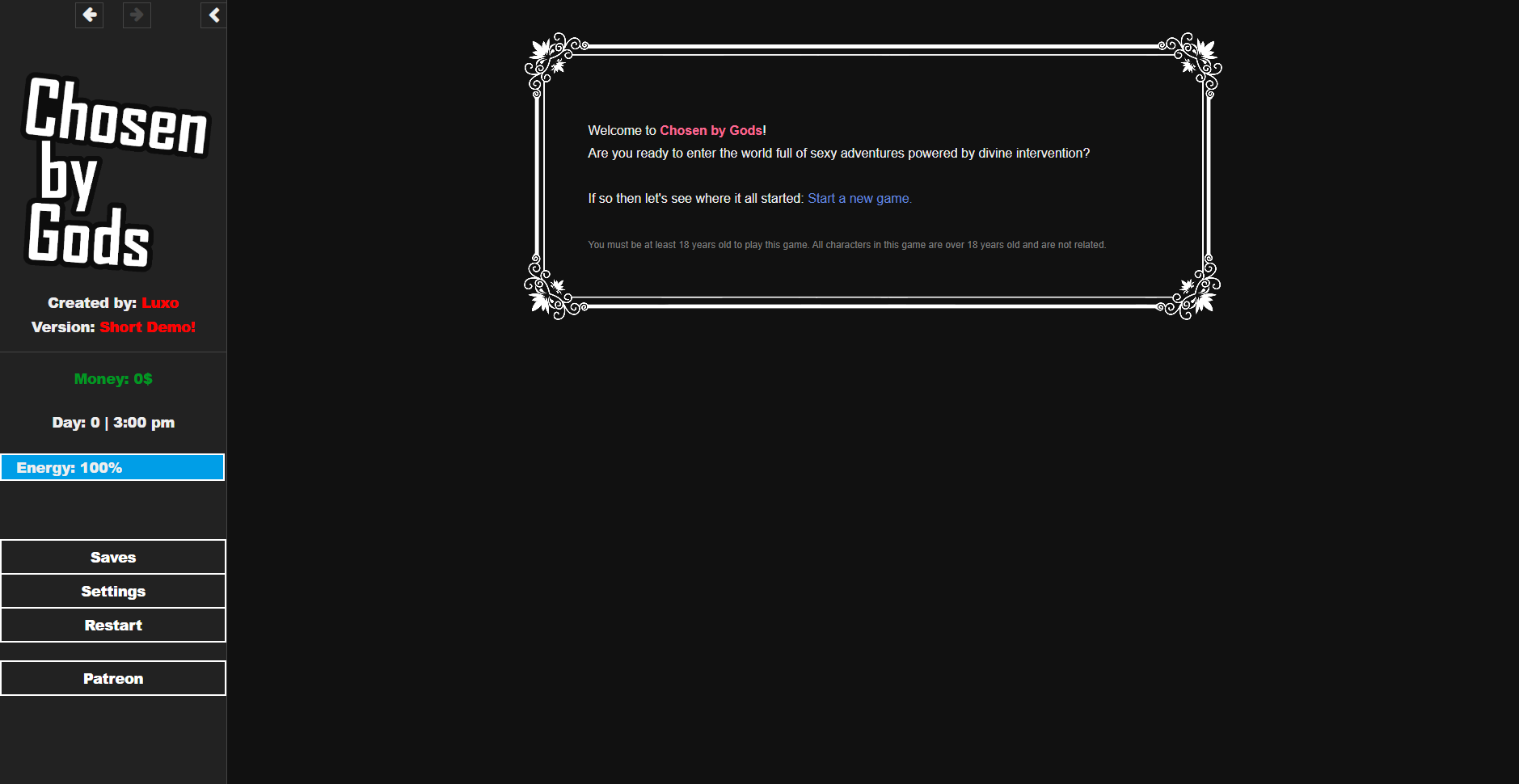 Chosen by Gods screenshot 1