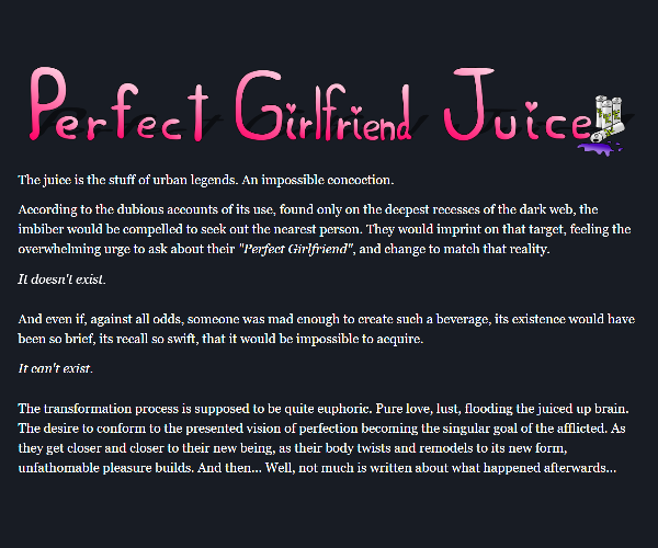 Perfect Girlfriend Juice