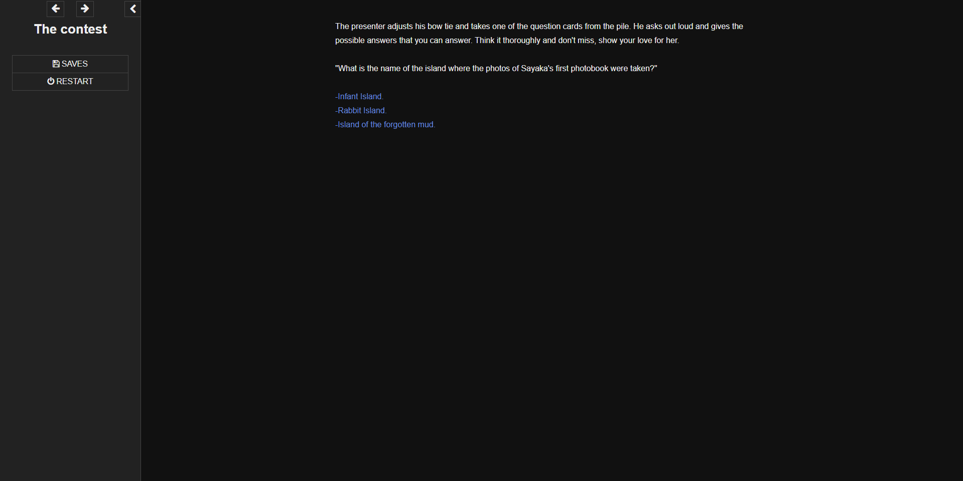 Sayaka´s Lover Contest screenshot 1