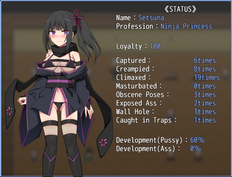 Fallen Ninja Princess Setsuna