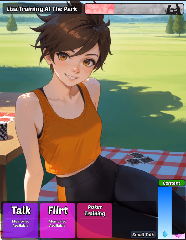 No Trace of Luck - A Strip Poker Dating Sim screenshot 1