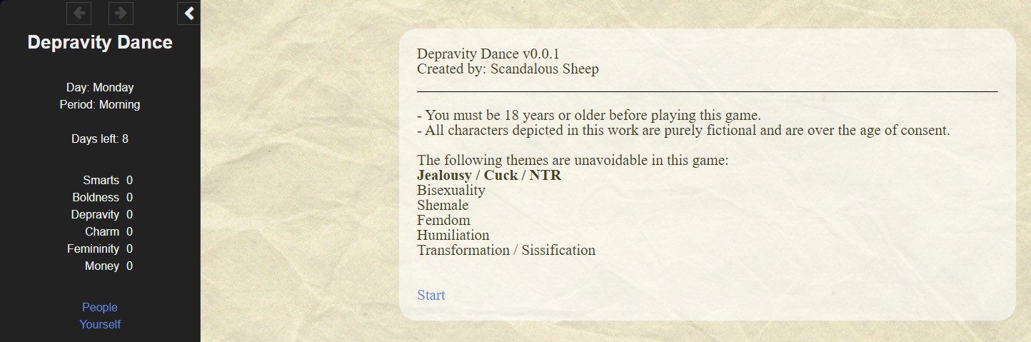 Depravity Dance screenshot 0