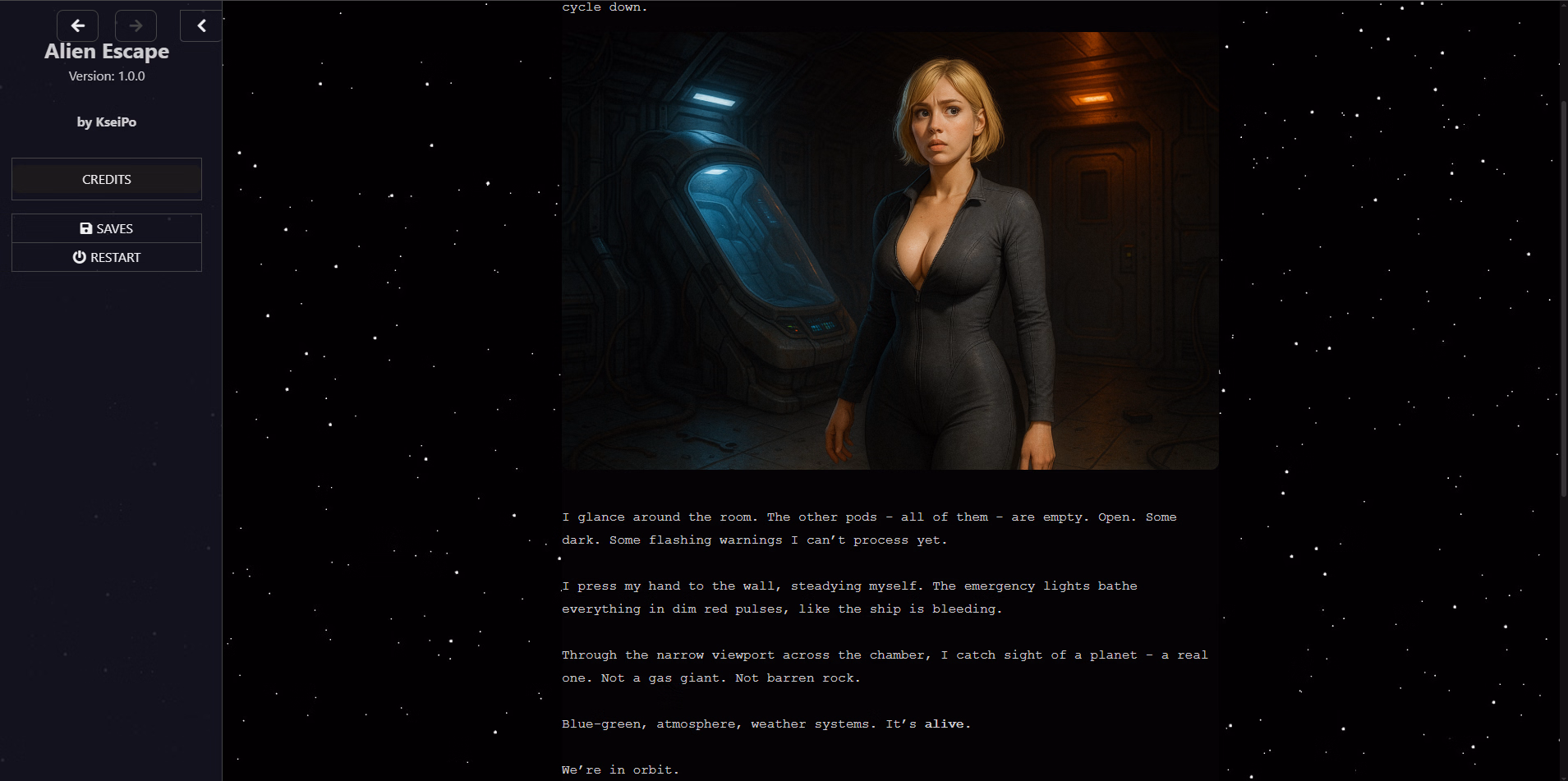 Alien escape screenshot 1