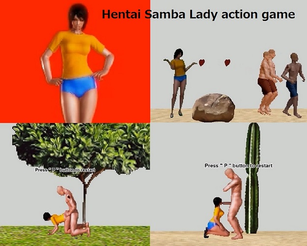 Hentai Samba Lady action game screenshot 0