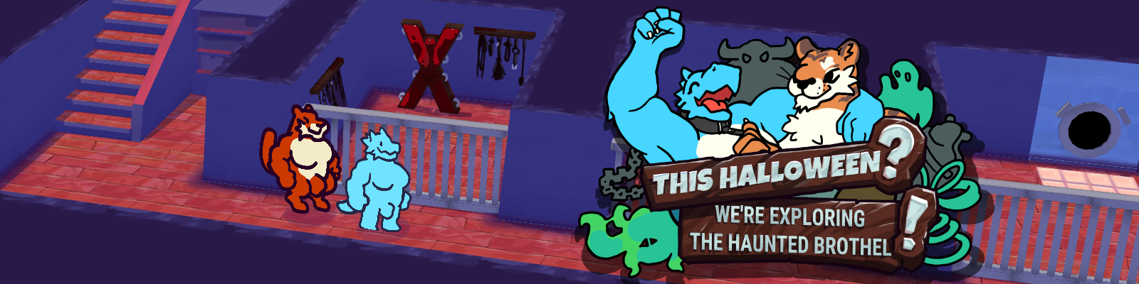 This Halloween? We're Exploring the Haunted Brothel! screenshot 0