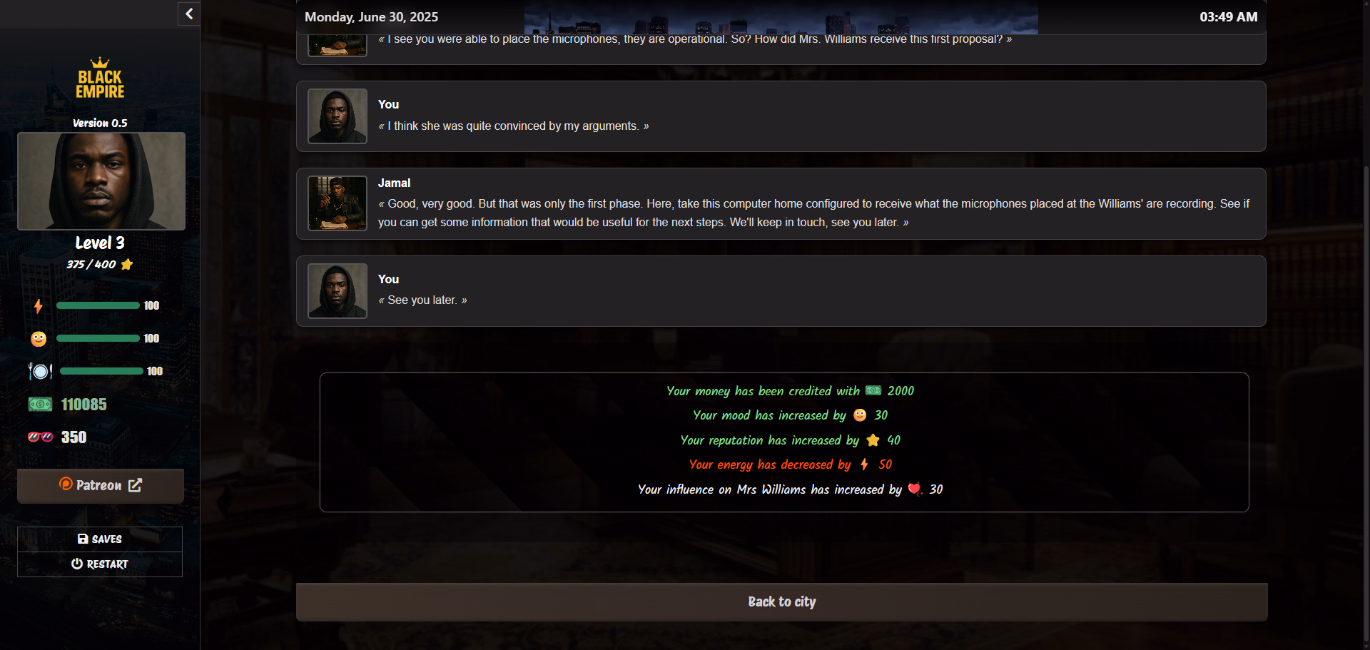 Black Empire screenshot 1