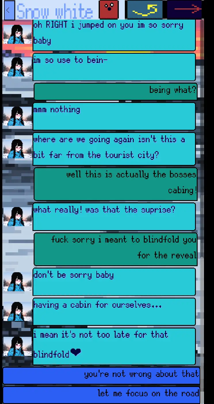 Our Frozen Hearts. screenshot 1