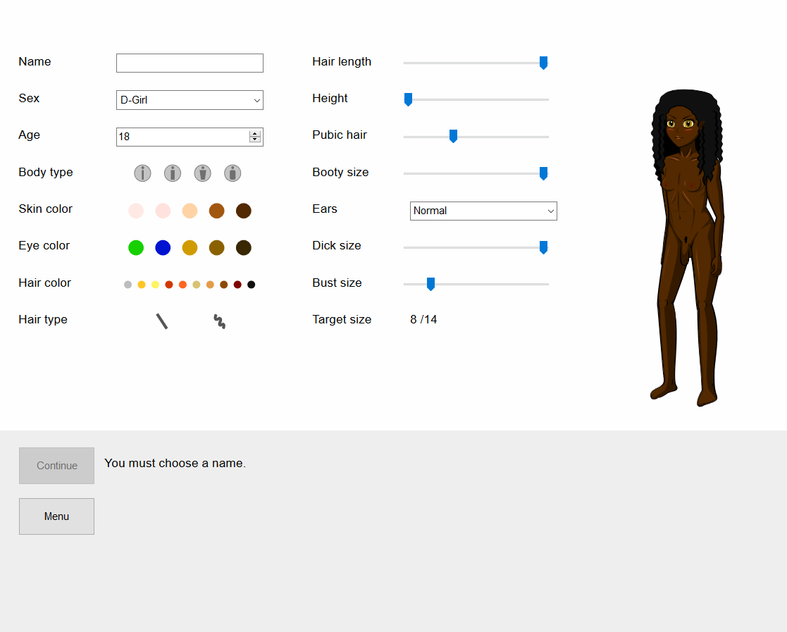Ethos of Darkness: A Post-Apocalyptic Erotic RPG screenshot 1