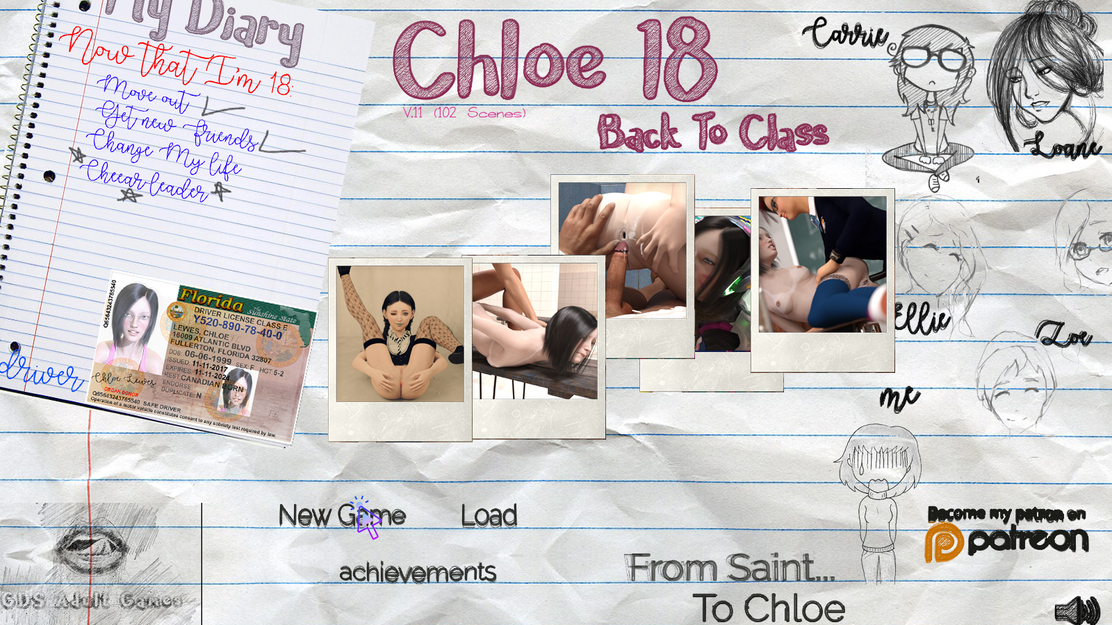Chloe18 - Back To Class screenshot 0