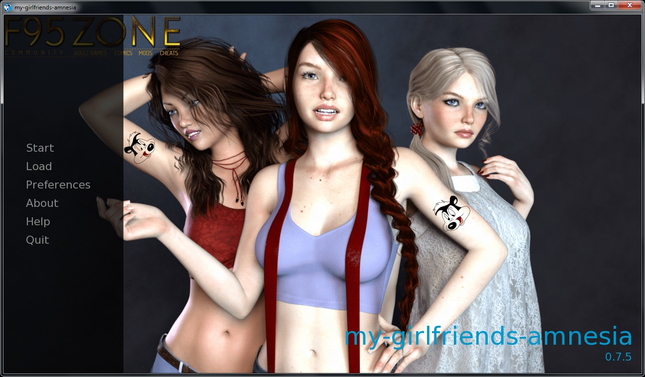 My Girlfriend's Amnesia Unofficial Ren'py Port screenshot 1