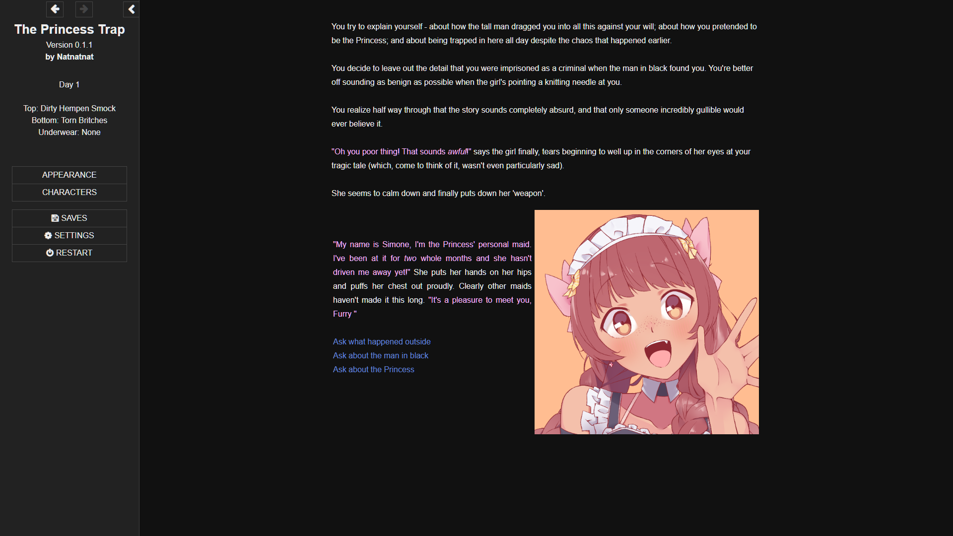 The Princess Trap screenshot 1