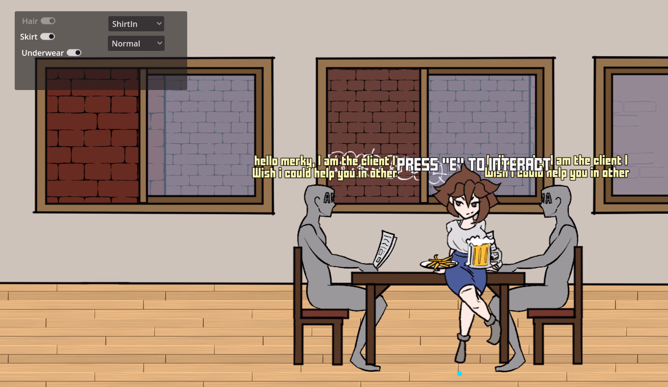 Corrupted waitress screenshot 1