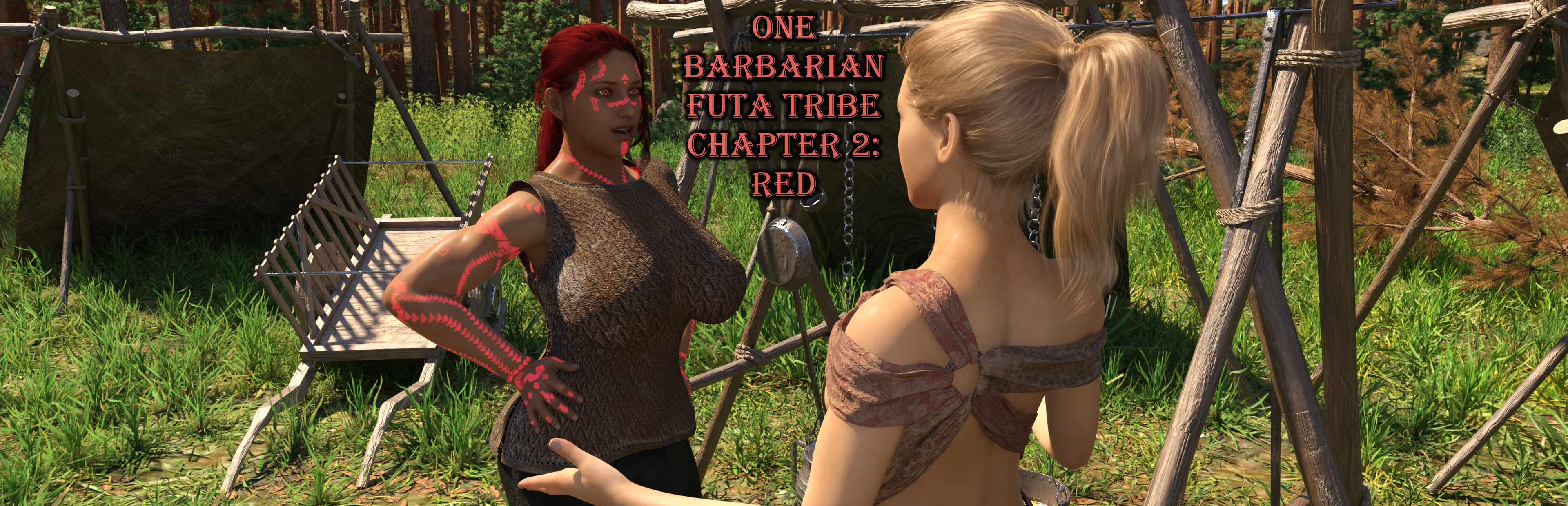One Barbarian Futa Tribe Chapter 2: Red screenshot 0