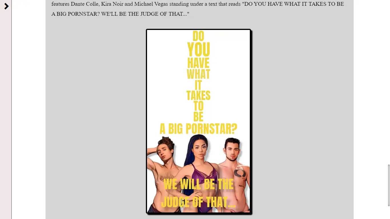 The Up And Cumming Pornstar screenshot 1