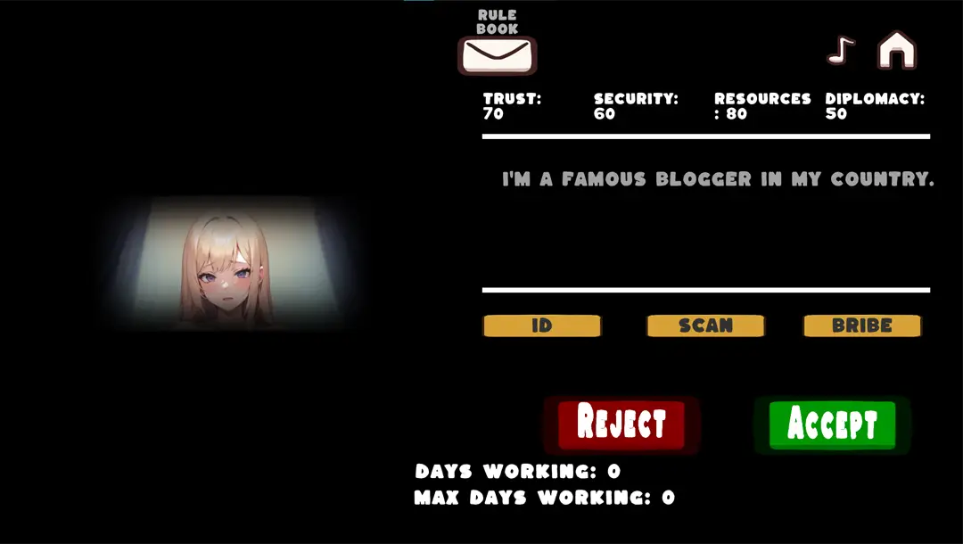 Lewd Border: Waifus screenshot 1