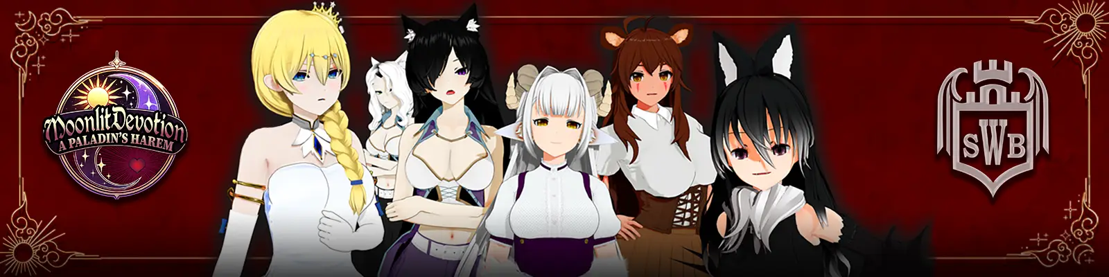 Moonlit Devotion: A Paladin's Harem screenshot 0