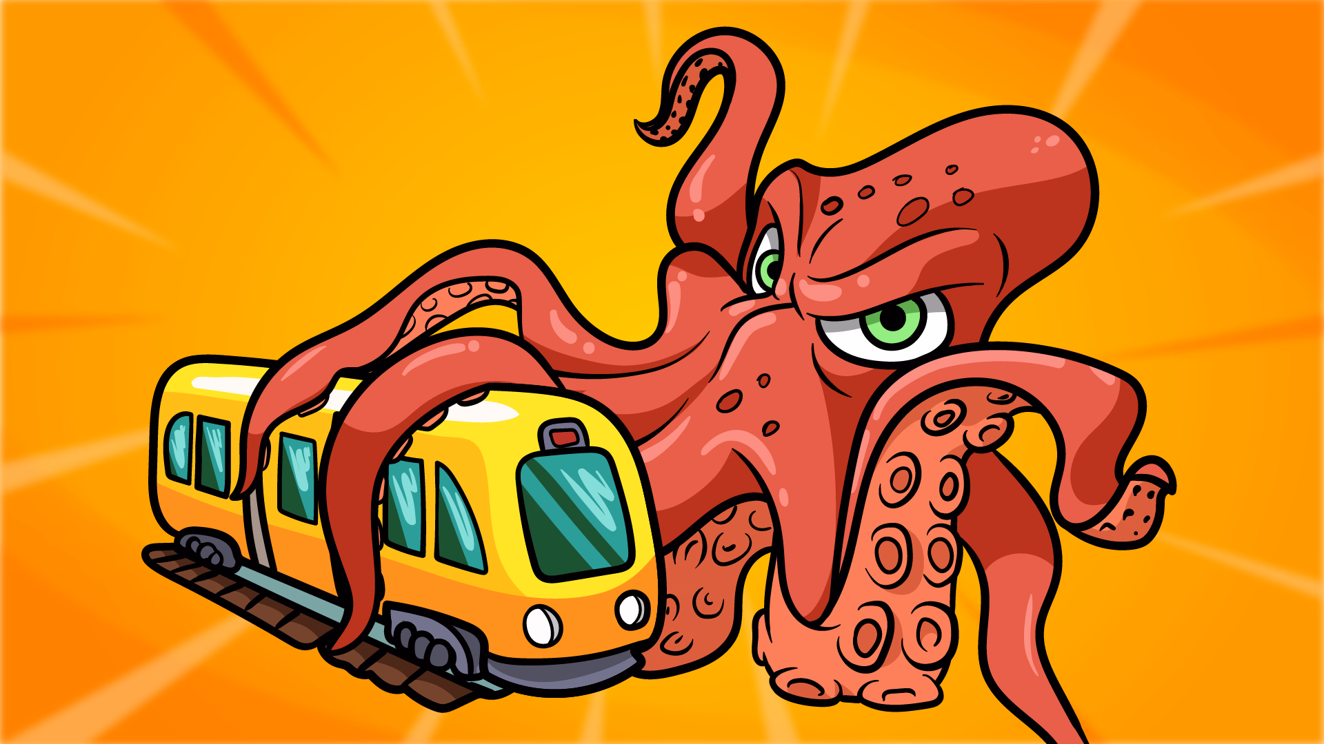 Subway Tentacles screenshot 0
