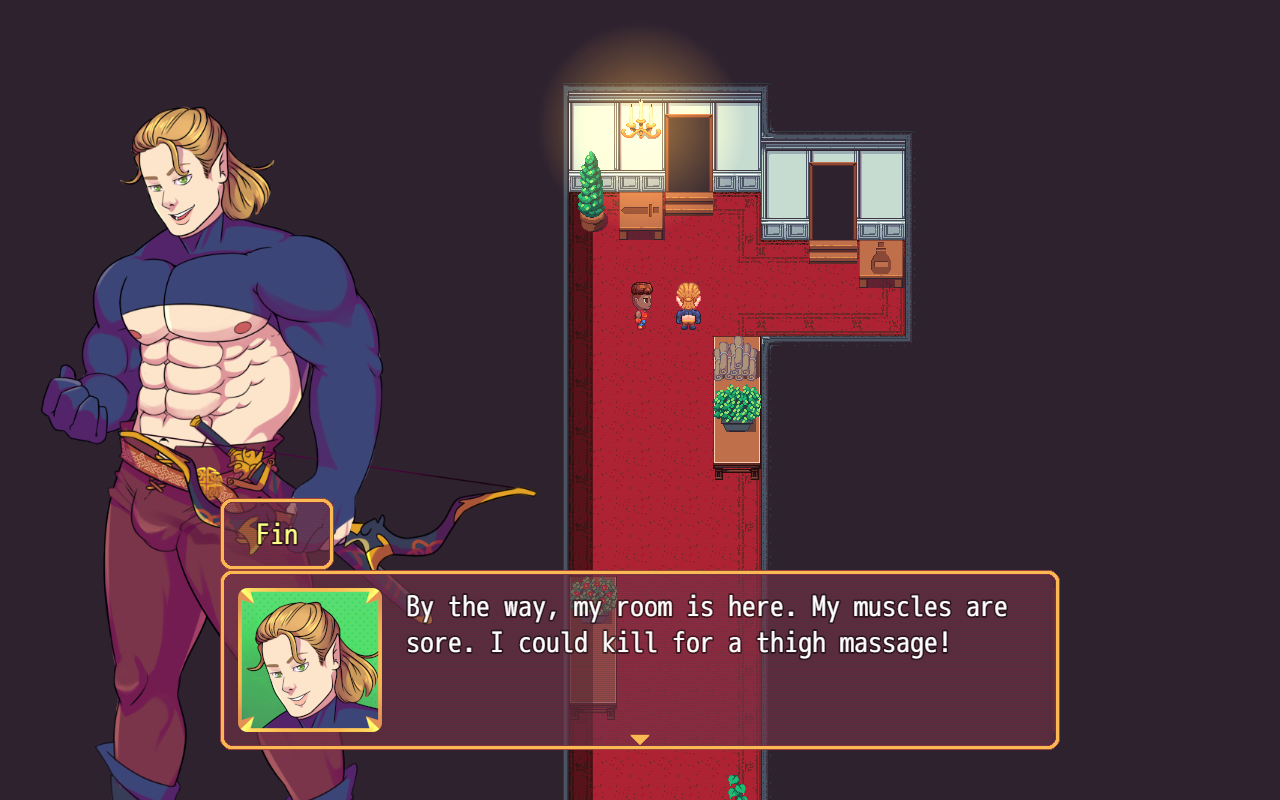 Burning Horns - A Bara Isekai JRPG