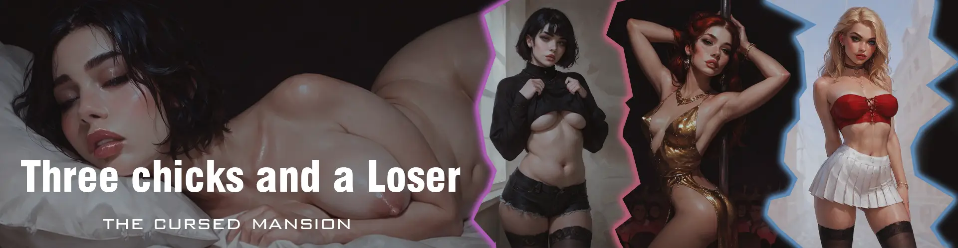 Three Chicks and a Loser: The Cursed Mansion screenshot 0