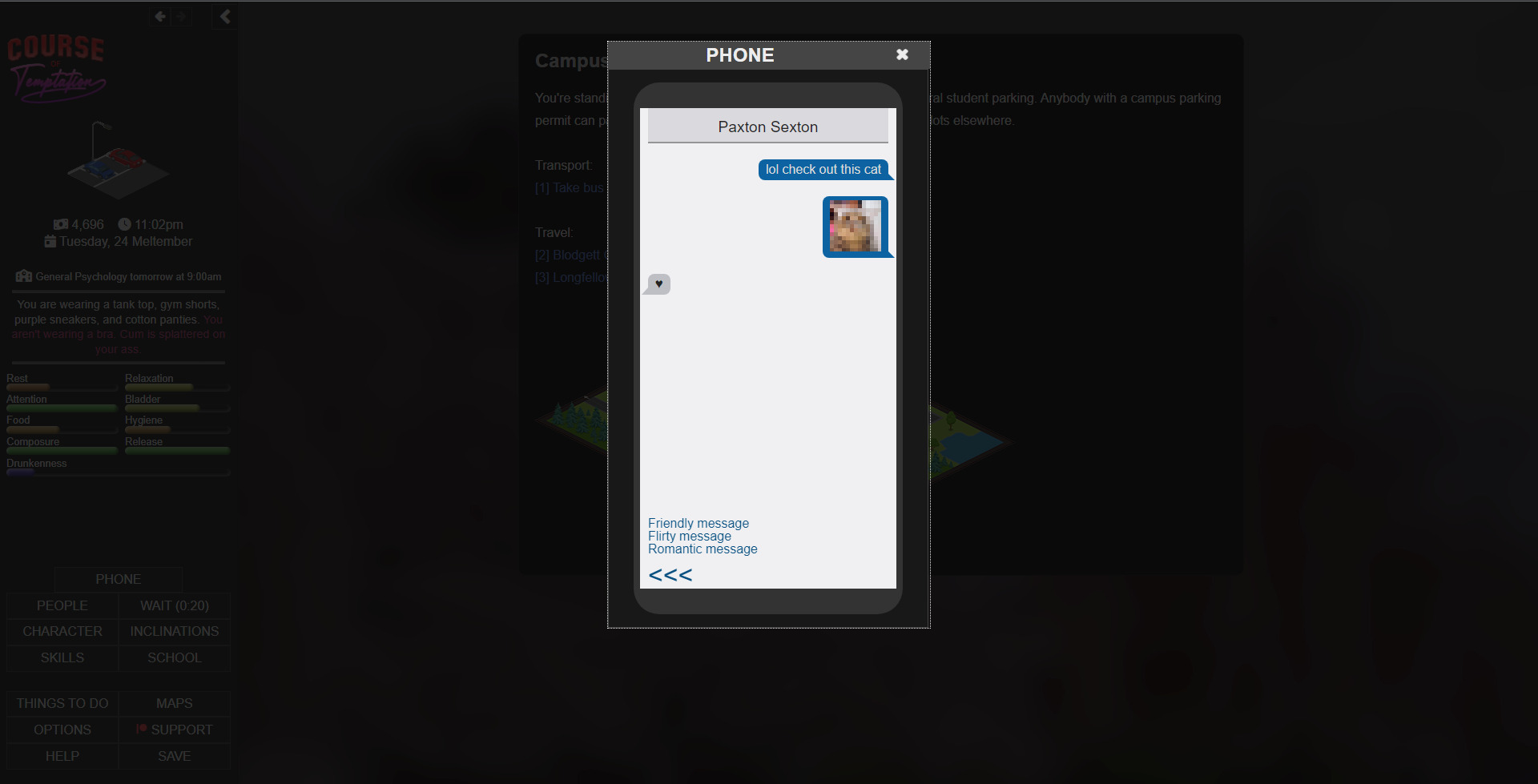 Course of Temptation screenshot 1
