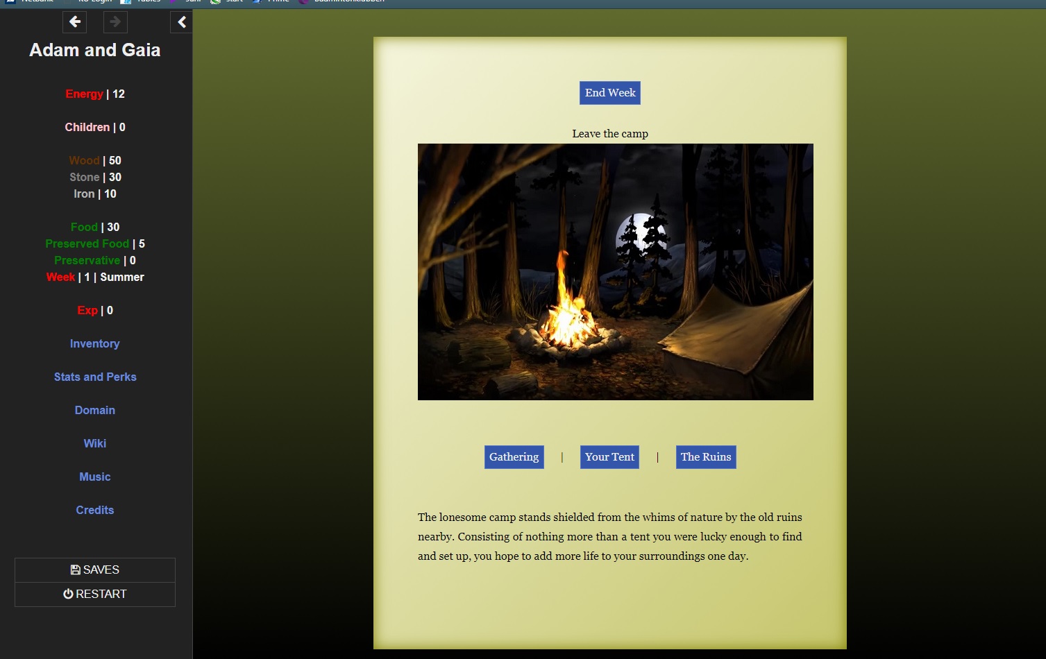 Adam and Gaia screenshot 1