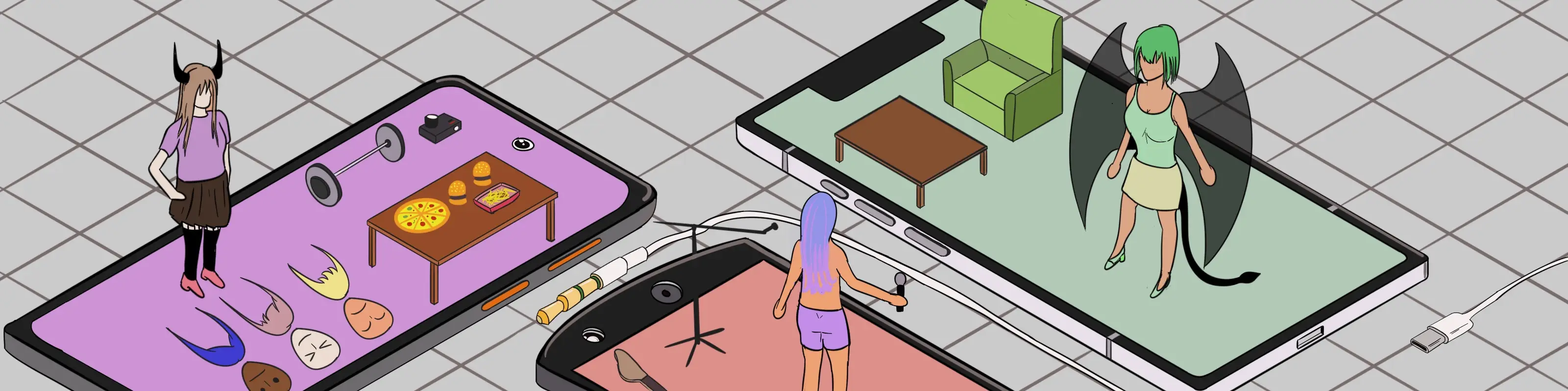 MonsterGirls Phone screenshot 0