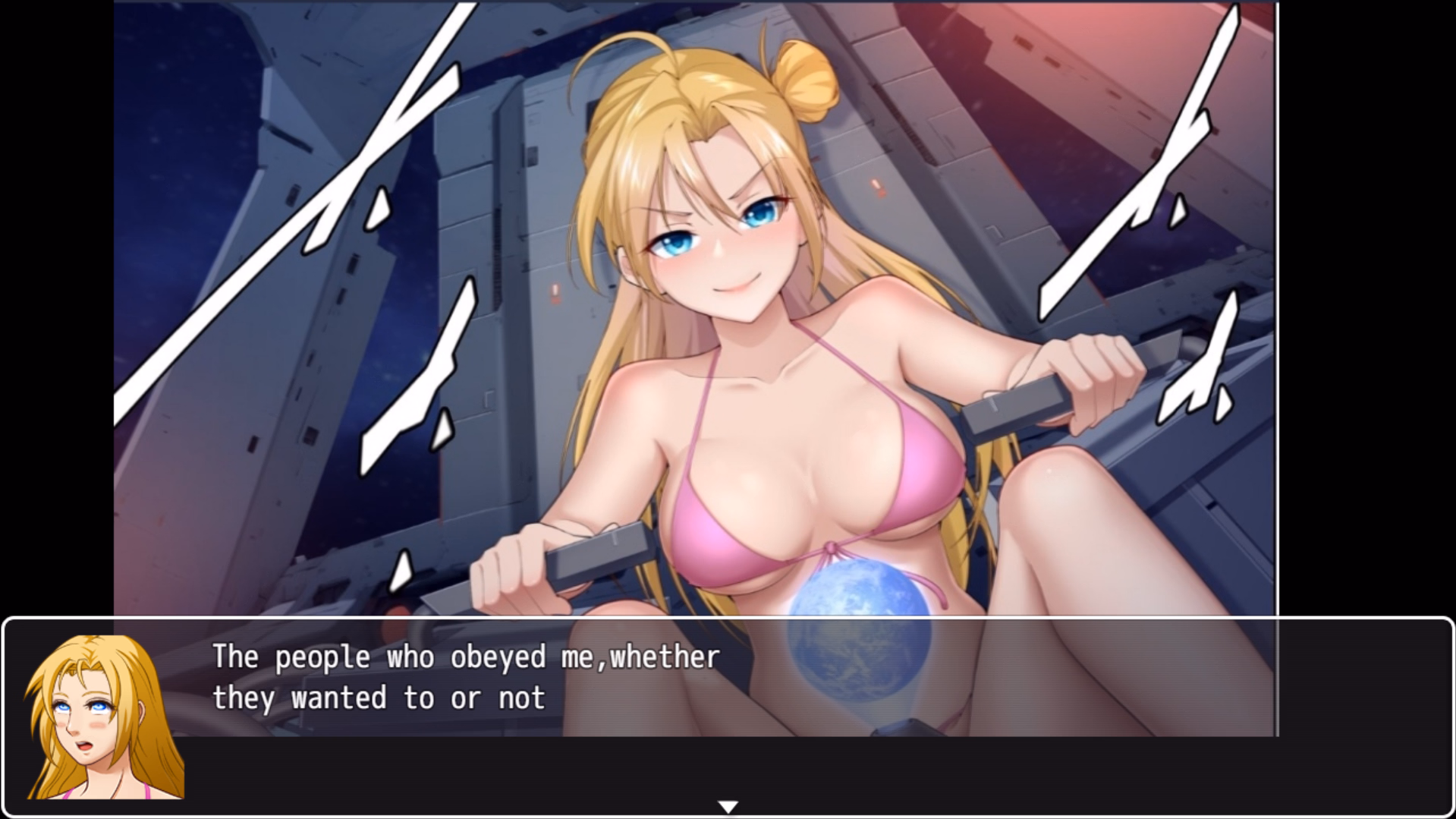 Melinda the alien giantess